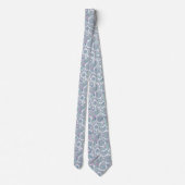 Beautiful vintage floral landscape pattern krawatte (Rückseite)