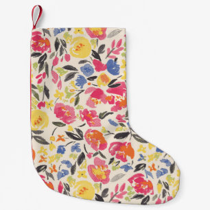 Beautiful vintage Floral pattern in the many kind Kleiner Weihnachtsstrumpf