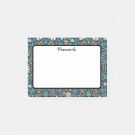 Beautiful Vintage Floral Post-it Klebezettel