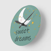 BEAUTIFUL WALL CLOCK SWEET DREAMS RUNDE WANDUHR (Winkel)