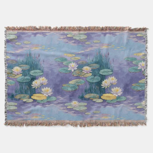 Beautiful Water Lilies Monet Art Decke (Vorderseite)