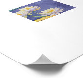 Beautiful Water Lilies Monet Art Poster (Ecke)