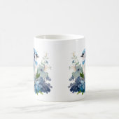 Beautiful Watercolor Blue Jay Wrap Kaffeetasse (Mittel)