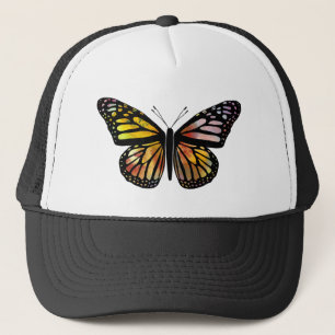 Beautiful Watercolor Butterfly Art Monarch Truckerkappe