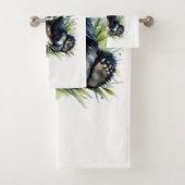 Beautiful Watercolor Panda Bear Badhandtuch Set (Insitu)