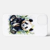 Beautiful Watercolor Panda Bear Case-Mate iPhone Hülle (Rückseite (Horizontal))