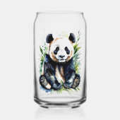 Beautiful Watercolor Panda Bear Dosenglas (Vorderseite)