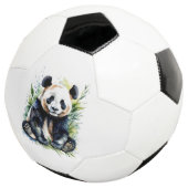 Beautiful Watercolor Panda Bear Fußball (Dreiviertel)
