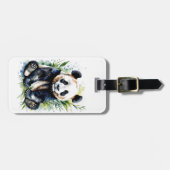 Beautiful Watercolor Panda Bear Gepäckanhänger (Vorderseite horizontal)