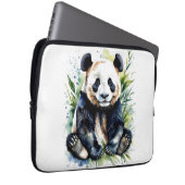 Beautiful Watercolor Panda Bear Laptopschutzhülle (Vorne Rechts)