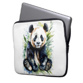 Beautiful Watercolor Panda Bear Laptopschutzhülle (Vorderseite Links)