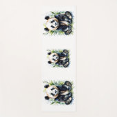 Beautiful Watercolor Panda Bear Yogamatte (Vorderseite)