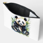Beautiful Watercolor Panda Bear Zubehörtasche (Offen)