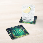 Beautiful Wedding Rechteckiger Pappuntersetzer (Vor Ort)