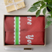 Beautiful Weihnachtsdesign Custom Text Seidenpapier (Geschenk)