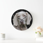 Beautiful Weimaraner Große Wanduhr (Zuhause)