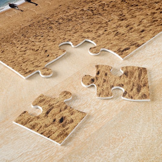 Beautiful West Bay Beach Cliff Blue Sea Puzzle (Seite)