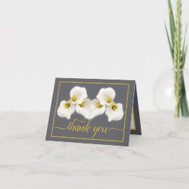Beautiful White Calla Lilies Floral Chic Vielen Da Karte