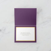 Beautiful White Calla Lilies Floral Chic Vielen Da Karte (Innenseite)