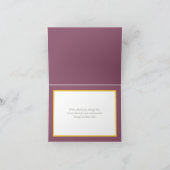 Beautiful White Calla Lilies Floral Chic Vielen Da Karte (Innenseite)