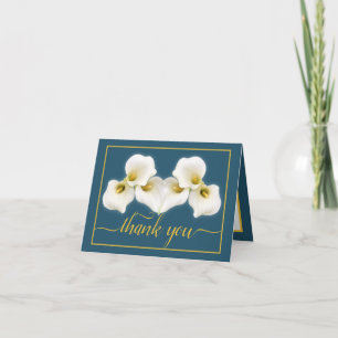 Beautiful White Calla Lilies Floral Chic Vielen Da Karte