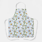 Beautiful White Daisy Blume Schürze (Vorderseite)