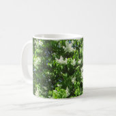 Beautiful White Lilacs Blume Kaffee Tasse (Vorderseite Links)