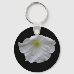 Beautiful White Petunia Schlüsselanhänger
