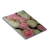 Beautiful White Roses Blume Bouquet Notizblock (Rechte Seite)