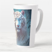 Beautiful White tiger Milchtasse (Rechte Ecke)