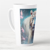 Beautiful White tiger Milchtasse (Linke Ecke)