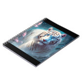 Beautiful White tiger Notizblock (Linke Seite)