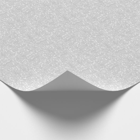 Beautiful White Wedding Confetti Geschenkpapier (Ecke)