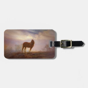Beautiful Wild Mustang Horse Luggage Tag Gepäckanhänger