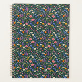 Beautiful Wildflower Garden on Dark Teal Planer (Vorderseite)