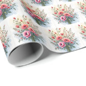 Beautiful Wildflowers Popular Luxury Collection Geschenkpapier (Rolleneckpunkt)