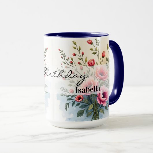 Beautiful Wildflowers Popular Luxury Collection Tasse (VorderseiteRechts)