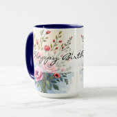 Beautiful Wildflowers Popular Luxury Collection Tasse (Vorderseite Links)