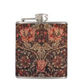Beautiful William Morris Honeysuckle Flask Flachmann (Vorderseite)