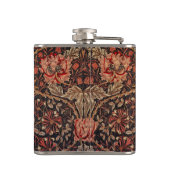 Beautiful William Morris Honeysuckle Flask Flachmann (Rückseite)