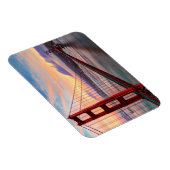 Beautiful winter sunset at Golden Gate Bridge Magnet (Rechte Seite)