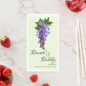Beautiful Wisteria Brunch Bubbly Brautparty Serviette (Beispiel)