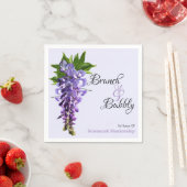 Beautiful Wisteria Brunch Bubbly Brautparty Serviette (Beispiel)