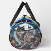 Beautiful Wolf Pair Duffle Bag (Rechts)