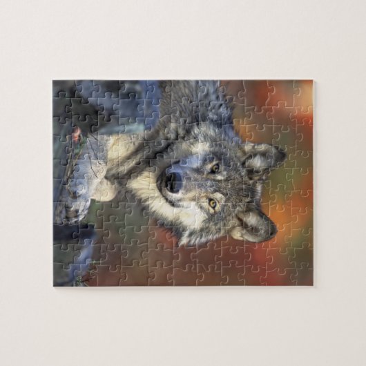 Beautiful Wolf Puzzle (Horizontal)