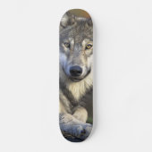 Beautiful Wolf Skateboard (Vorderseite)