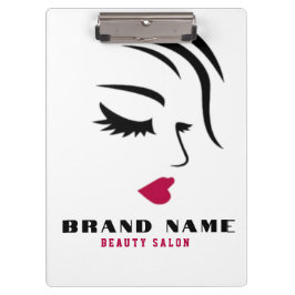 Beautiful Women hairdressing beauty salon brand Klemmbrett