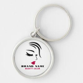 Beautiful Women hairdressing beauty salon brand Schlüsselanhänger