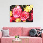Beautiful Wrapped Canvas Rose Leinwanddruck (Insitu (Wohnzimmer))