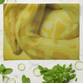 Beautiful Yellow Burmese Python Küchentuch (Gefaltet)
